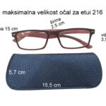 216 moder z očali mere
